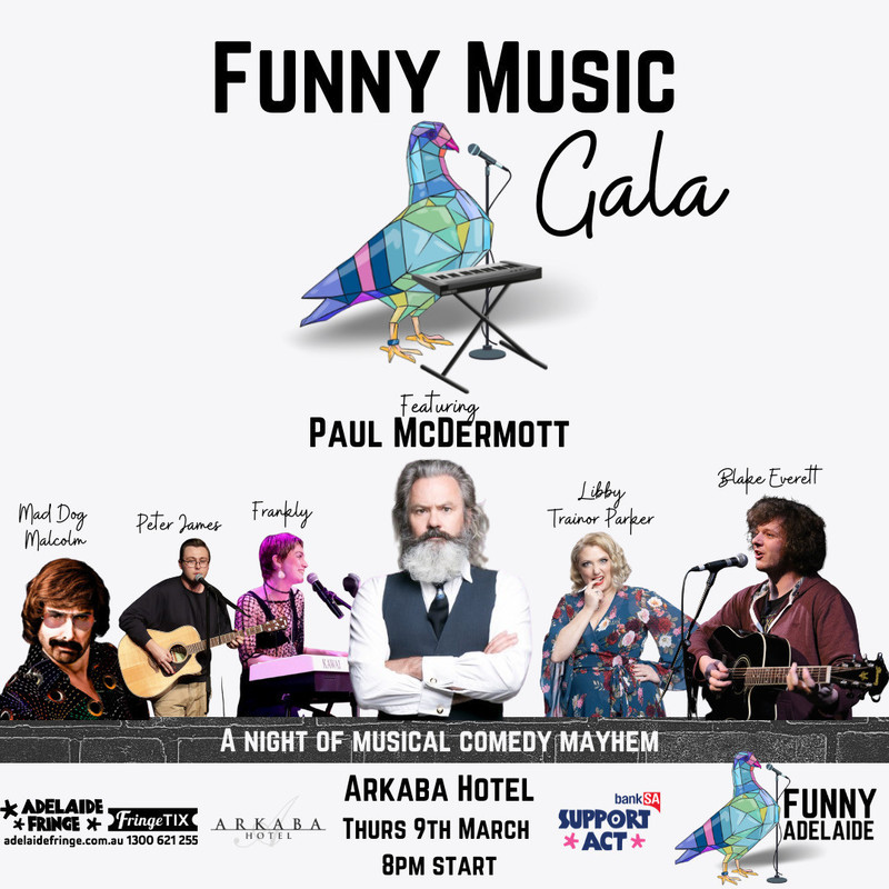 Funny Music Gala feat. Paul McDermott | Adelaide Fringe