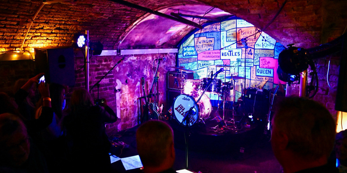 The Lion's tunnels transformed into The Cavern Club.