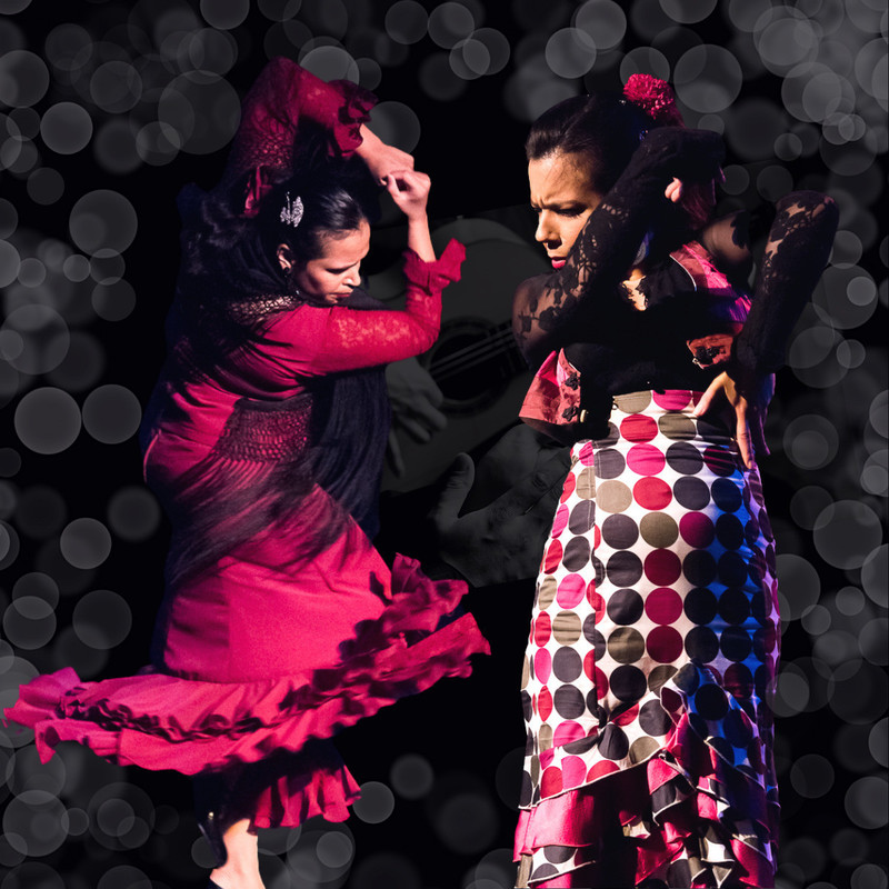 Dancers Roshanne and Chachy - evocación flamenco