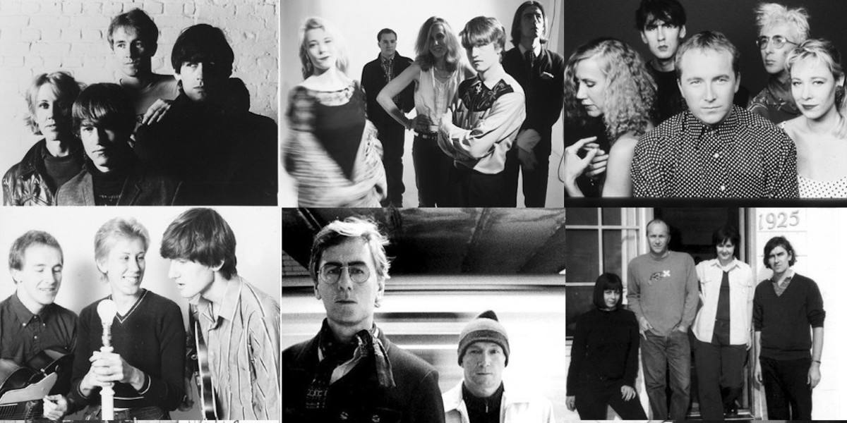 montage of band shots