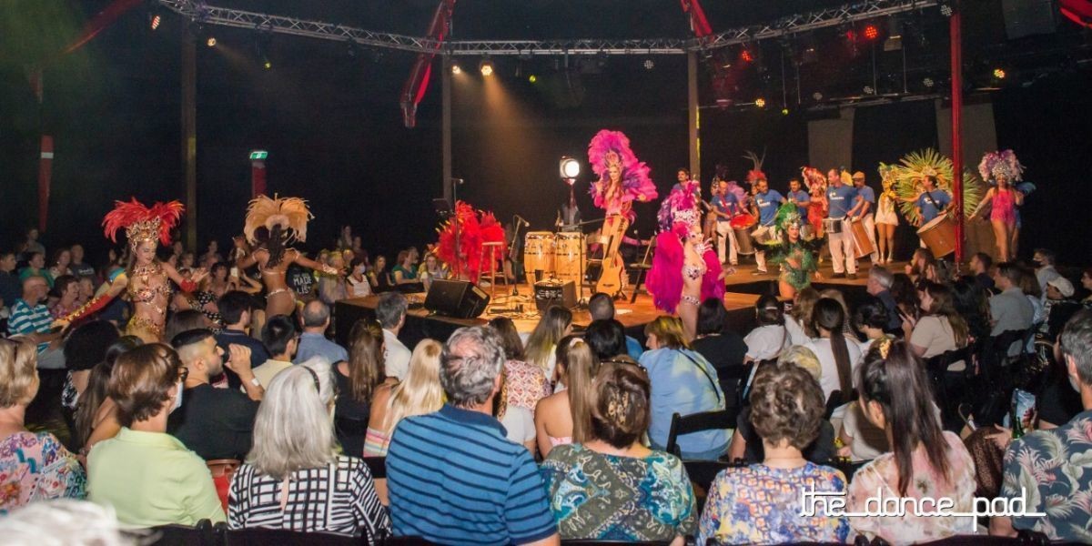 Image of a TropiCabana show with audience in the foreground.
