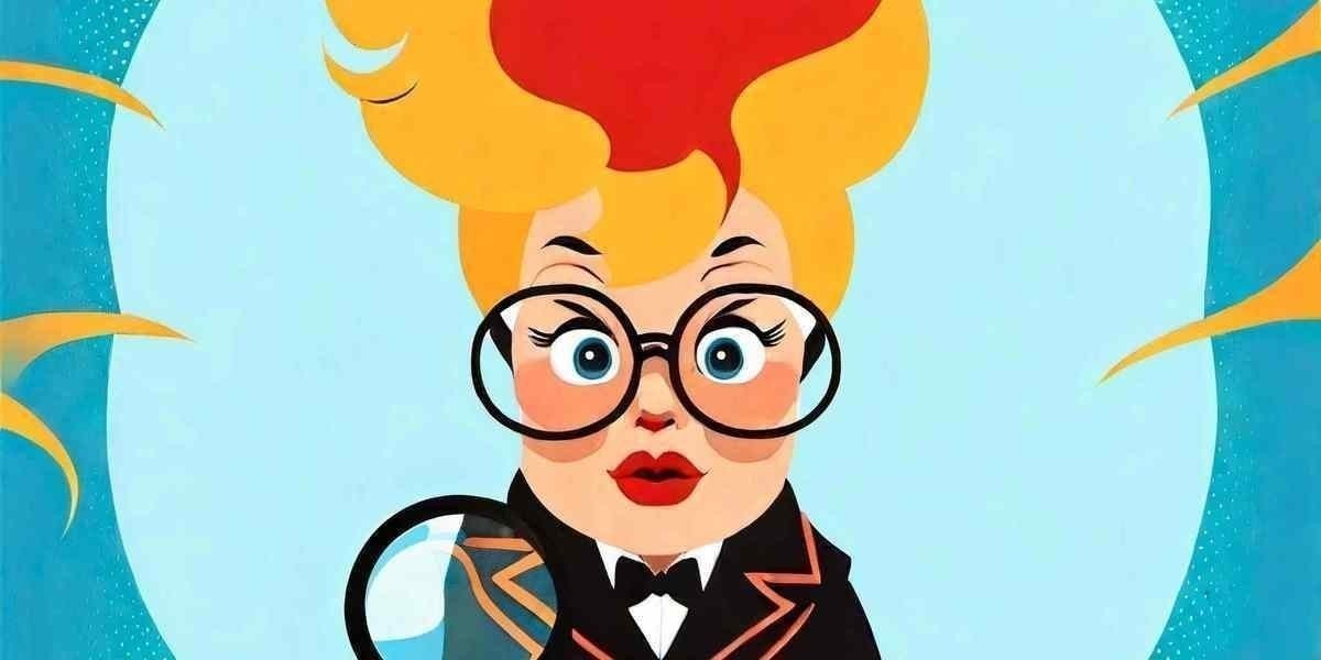 Agatha Twisty - cartoon female detective