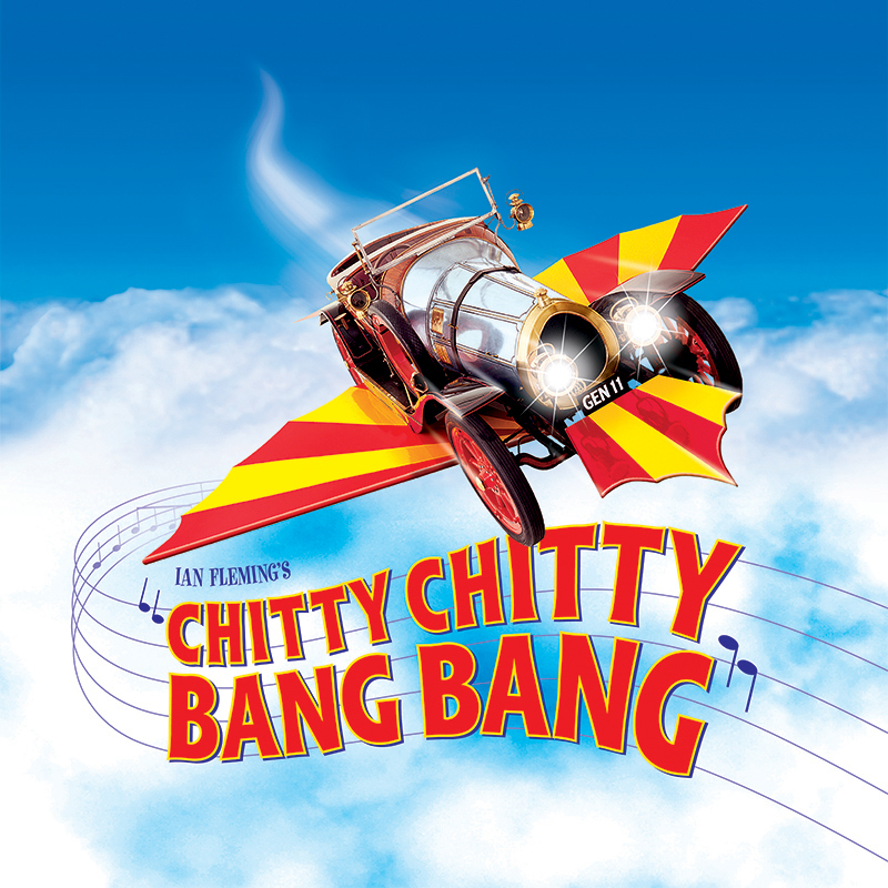 Chitty Chitty Bang Bang - Image of the Chitty Chitty Bang Bang flying through the air.