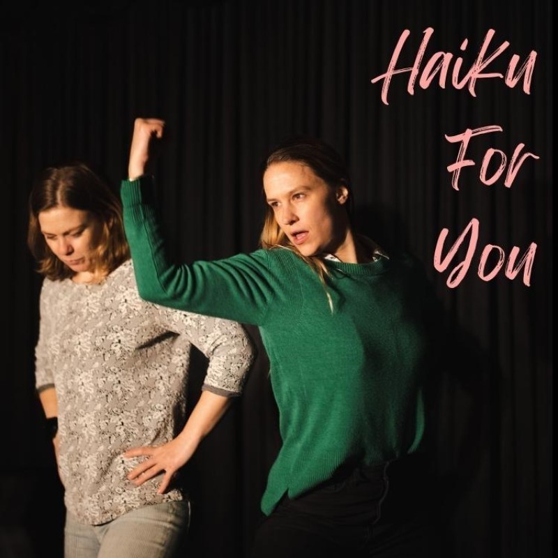 Haiku For You alongside two women in powerful poses