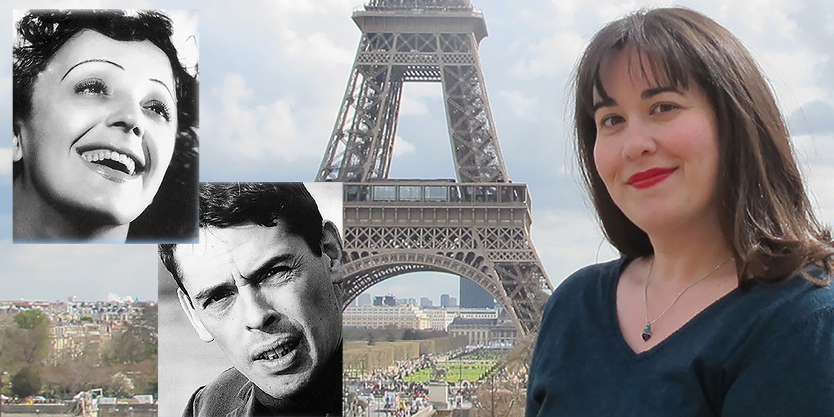Piaf and Brel: The Impossible Concert - Girl in front of Eiffel Tower