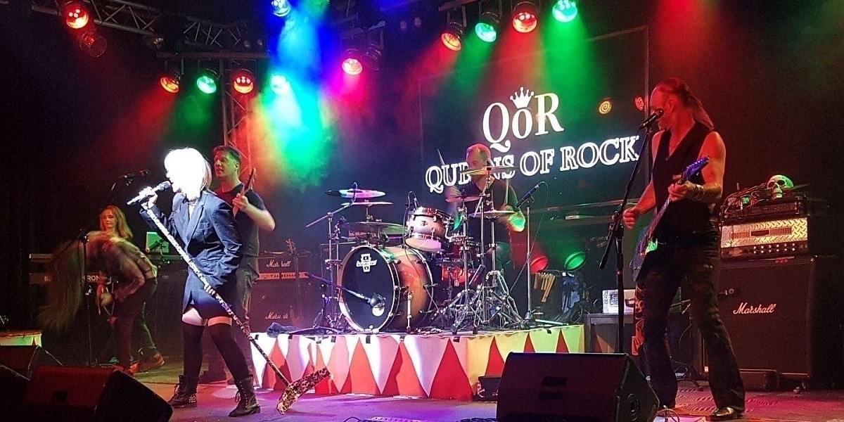 Queens Of Rock band on stage
