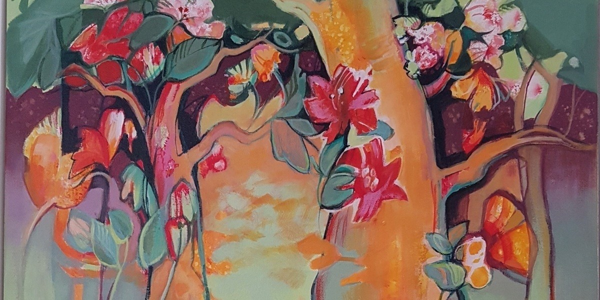 Four Seasons - TREESONGS, Acrylic Painting