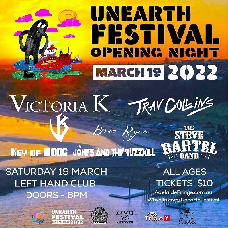 Unearth Festival Opening Night poster.