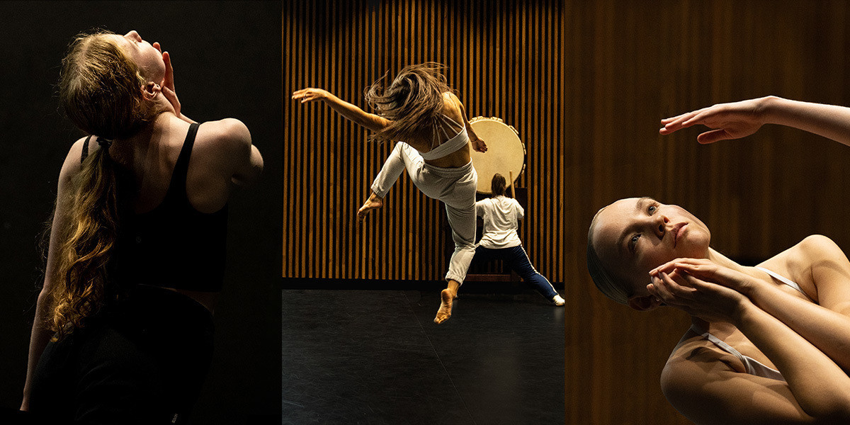 Composite image featuring dancers in different poses