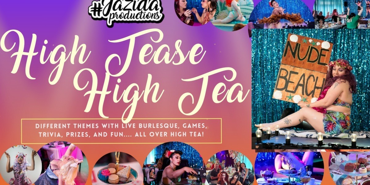 High Tea High Tease: UNDER THE SEA - High tea photos and a feature image of our cast beach side