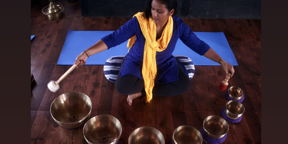 Each healing bowl is tuned to a specific frequency to resonate with your energy systems, Joshika teaches you how to tap into your chakras and activate them.