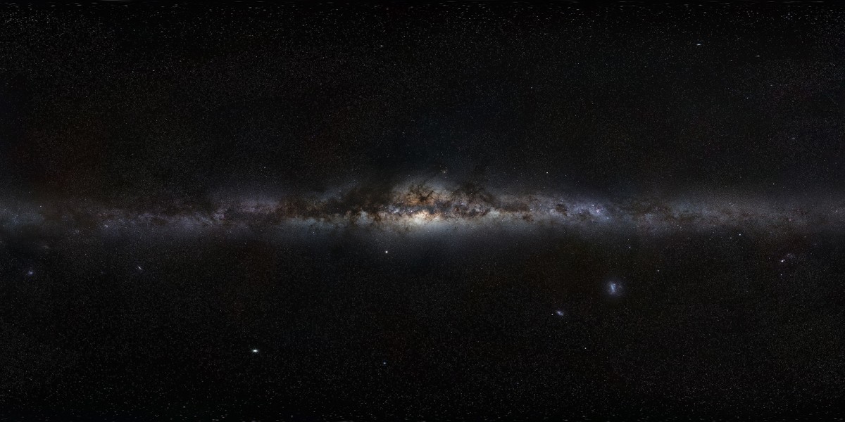 The Milky Way Galaxy as seen in optical light