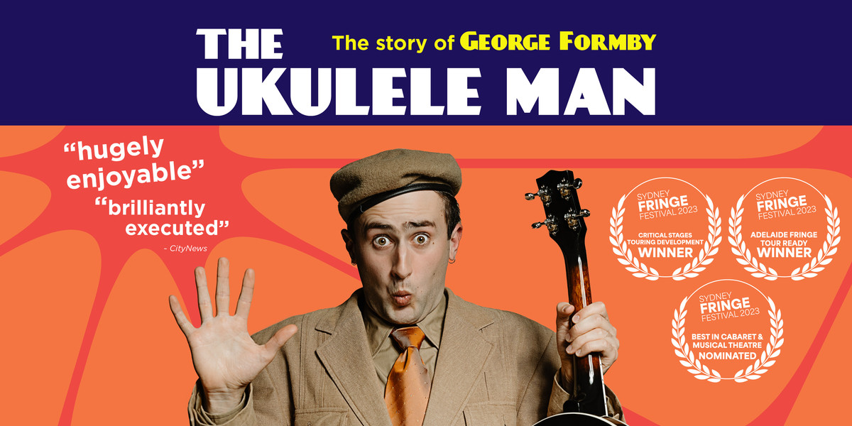 The Ukulele Man - Man with ukulele facing the reader