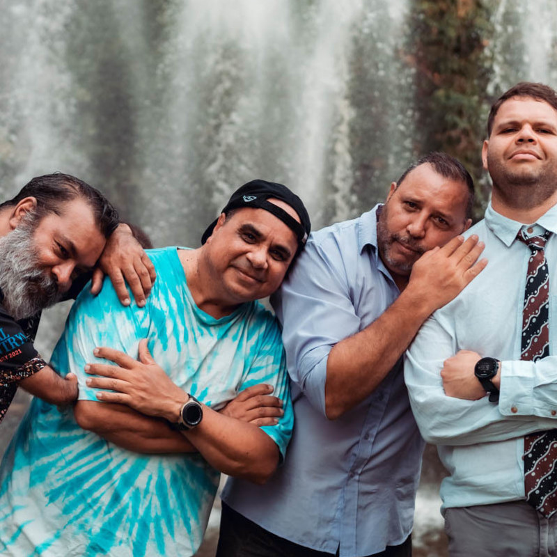 Deadly Darwin: A time to celebrate - Four First Nations comedians smile at the camera