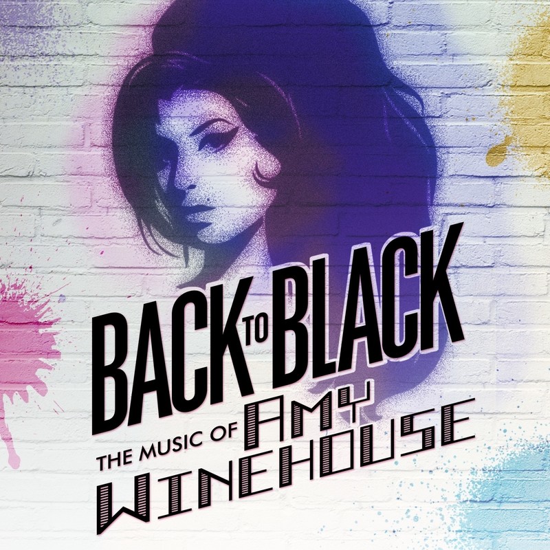 Show logo with Amy Winehouse image behind