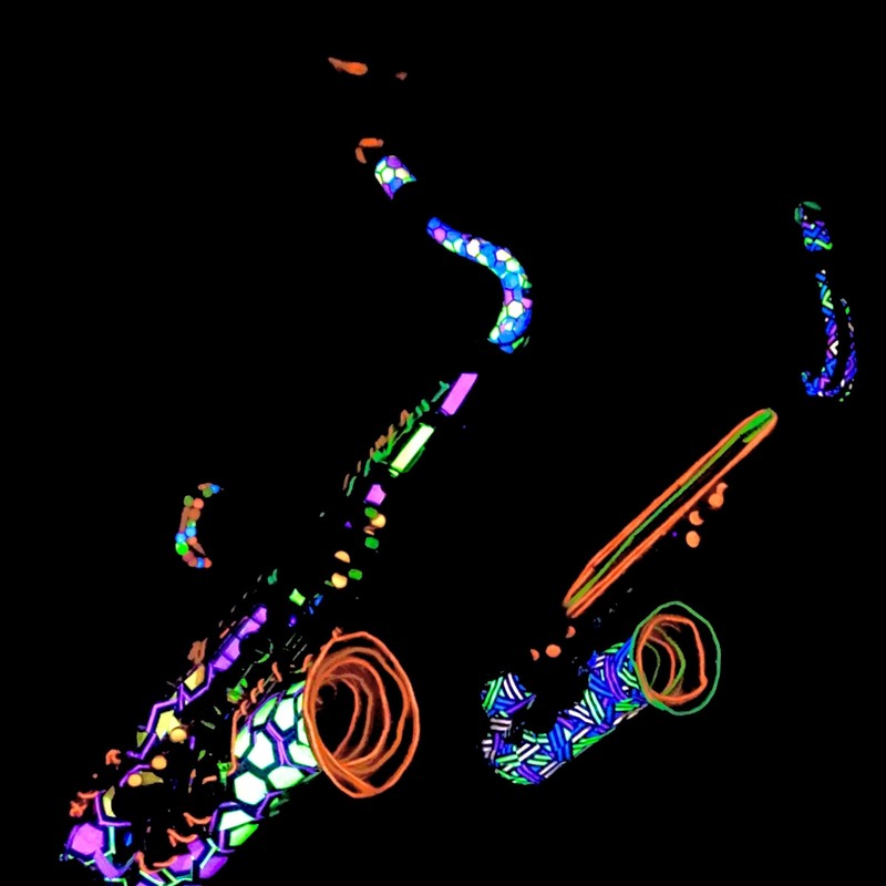 Glow in the dark Saxophone