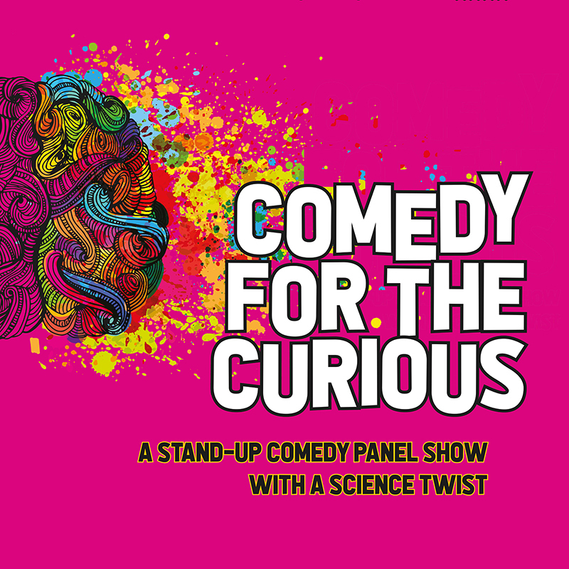 Image of the Comedy for the Curious logo.