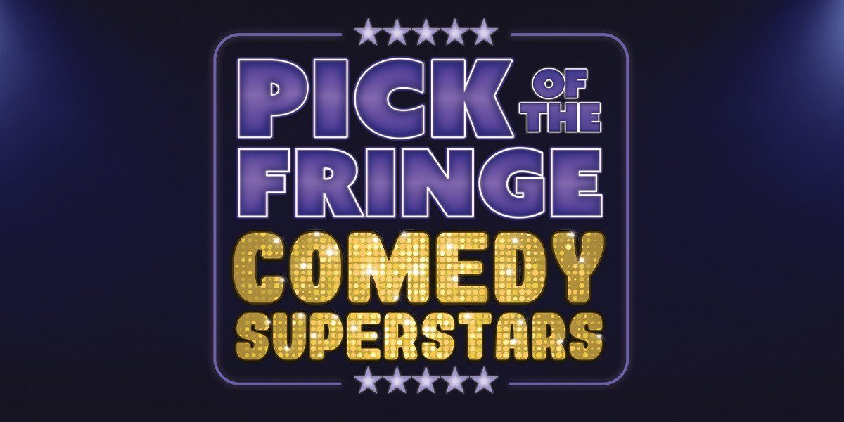 Pick Of The Fringe: Comedy Superstars - Glittering Gold logo for Pick of the Fringe - Comedy Superstars
