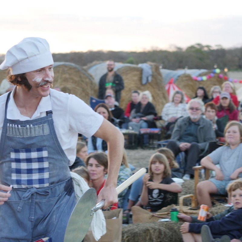 Kangaroo Island Fringe Festival - Actor Sam Dugmore from The Bakers performing to the 2021 KI Fringe Festival.