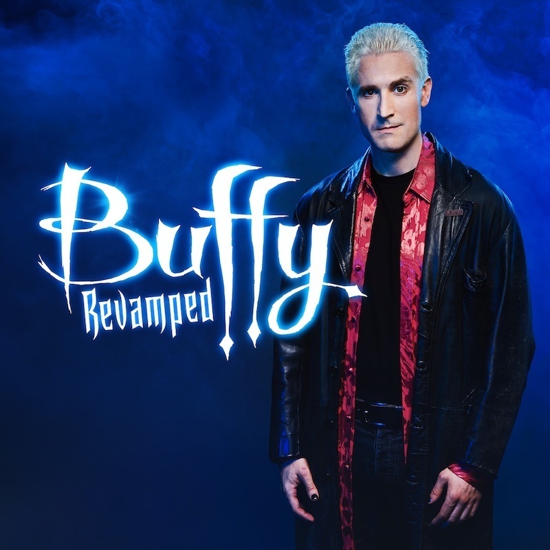 Buffy Revamped logo with Brendan Murphy as Spike