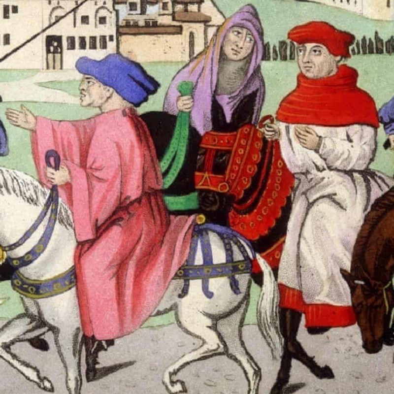 CANCELLED - Songs of Pilgrims and Travellers - Three pilgrims from medieval illustration