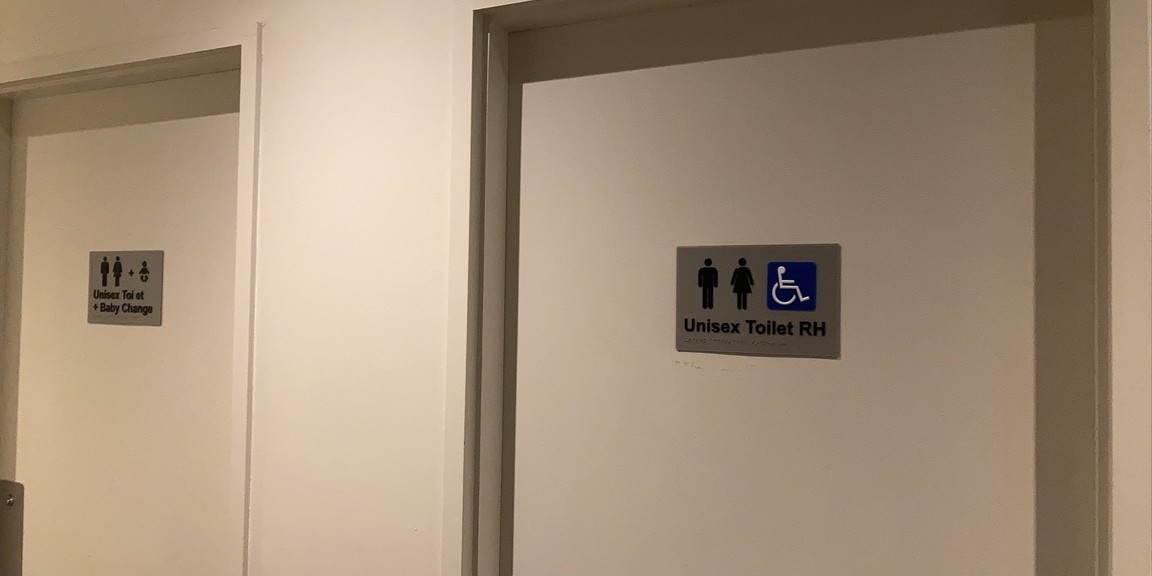 Unsex disability toilet signage (& baby change facilities)